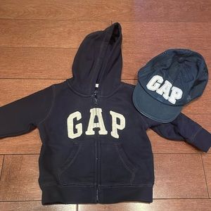 Baby Gap hoodie and cap